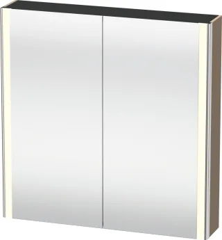 Duravit XSquare Spiegelschrank Leinen 800x155x800 mm - XS7112075751000 XS7112075751000