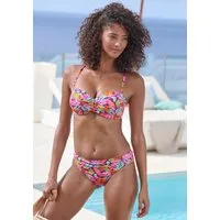 Vivance by Lascana Bügel-Bandeau-Bikini mit farbenfrohem Blätterdruck
