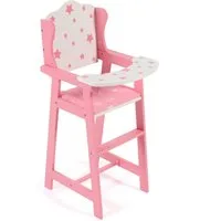 CHIC2000 Puppenhochstuhl Stars Pink