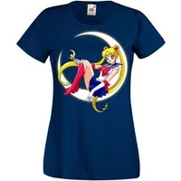 Youth Designz Print-Shirt Sailor Moon Damen T-Shirt Fun-Print Frauen Anime Manga mit modischem Aufdruck