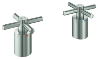Grohe Kreuzgriffe Atrio 14217 1 Paar supersteel, 14217DC0 14217DC0
