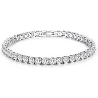 ROUGEMONT Tennisarmband Funkelndes Klassisches Tennisarmband 4mm 19cm Damen und Herren, Hypoallergen