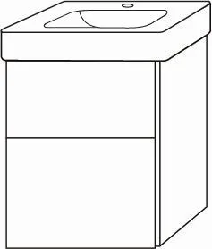 Sanipa Waschtischunterbau mit Auszügen 3way BP9751U