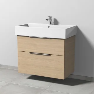 Sanipa 3way Waschtischunterbau zu Duravit Vero Air Waschtisch mit 2 Auszügen, Eiche-Nordic UM43448