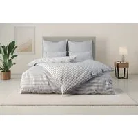 LeGer Home by Lena Gercke Bettwäsche Linnea, Renforcé, 2 teilig, aus 100% Baumwolle, Streifendesign