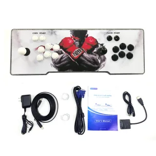 [64G] Pandorra Box 3D Retro Game Console Arcade Video Game Machine Built-in 10K Games 8-button Dual Player Gamer Console