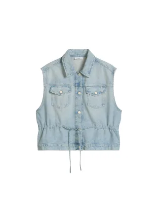 Marc OPolo DENIM - Jeansweste loose light blue_multi_63 - Gr. - L