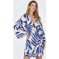 JDY Wickelkleid JDYSEZEN LIFE 7/8 SHORT DRESS WVN DIA Sommerkleid