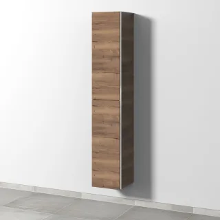 Sanipa 3way Hochschrank mit 2 Türen, Eiche-Tabak BR09050