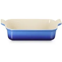 LE CREUSET Auflaufform LeCreuset Auflaufform rechteckig 26cm Tradition, Auswahl Azure, Steinzeug