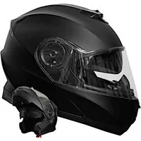 RALLOX Helmets Motorradhelm Klapphelm RALLOX 160 matt schwarz Helm Rollerhelm S M L XL