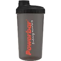 PowerBar Trinkflasche Mix-Shaker 700ml transparent/schwarz - 1 Flasche