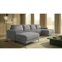A&J MöbelLand GmbH Ecksofa VALTOR mit Schlaffunktion, Bonellfederkern und Bettkasten, TOP ANGEBOT!