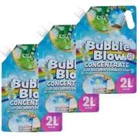 Bubble-Store Seifenblasenspielzeug 3x Nachfüllbeutel je 650 ml, Seifenblasenkonzentrat