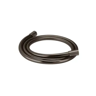 Herzbach Living Spa PVD Brauseschlauch 125 cm 21.925300.1.40 mit Drehkonus, Brauseschlauch 1250 mm, Black Steel