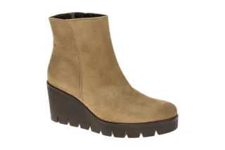 Gabor 8045.01.009 Keilstiefelette beige farro Damenschuh mit Wedge-Absatz