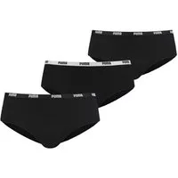 PUMA BODYWEAR Panty Comfort Cotton Stretch (Sparpack) mit PUMA-Logo im Bündchen