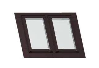 Dachfenster KOMBI Paket Skylight Sparlösung DUO" nebeneinander mit Kombi Eindeckrahmen"