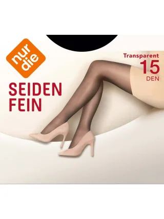NUR DIE Damen Strumpfhose Seidenfein 15 DEN