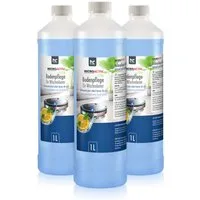 Höfer Chemie GmbH 3x 1 L Microactiv® Bodenpflege für Wischroboter Grundreiniger (Sanfte Reinigung und Pflege für Hartböden)