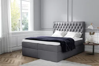 Boxspringbett Schlafzimmerbett KOBE 160x200cm inkl.Bettkasten