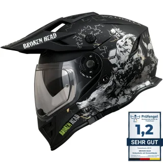 Broken Head Endurohelm Mit Sonnenblende Fullgas Viking VX3