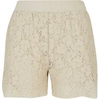 URBAN CLASSICS Stoffhose Urban Classics Damen Ladies Laces Shorts (1-tlg)