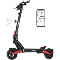 HITWAY E-Scooter H10 Elektroroller bis zu 90km/110km mit Straßenzulassung(ABE), NFC&APP, 500 W, 20,00 km/h, (mit Schutzblech), 1600 W Spitzenleistung, doppelte Stoßdämpfung, Schnellladefunktion