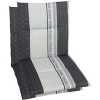 GO-DE Sesselauflage Amalfi, (Set, 2 St), 108x48 cm
