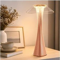 Nettlife LED Nachttischlampe Dimmbar Modern USB mit 3 Helligkeitsstufen Tischleuchte Tischlampe, Dimmbar, LED fest integriert, Naturweiß, Kaltweiß, Warmweiß, für Schlafzimmer, Büro, Wohnzimmer, Arbeitszimmer