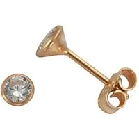 Firetti Paar Ohrstecker Schmuck Geschenk Silber 925 Ohrschmuck Solitär, mit Zirkonia (synth)