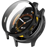 Wigento Smartwatch-Hülle mit Schutzglas für Garmin Venu 3 Shockproof Hochwertiges Uhren Case