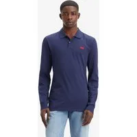 Levi's® Langarm-Poloshirt mit Logo Stickerei