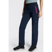 CMP Zip-off-Hose WOMAN ZIP OFF PANT (Set, mit Gürtel) mit Reißverschlusstaschen, elastisches Material, schnell trocknend