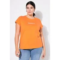 Studio Untold T-Shirt T-Shirt Slim Classic Stickerei Halbarm