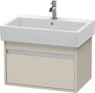 Duravit Ketho Waschtischunterbau wandhängend Taupe Matt 650x440x410 mm - KT668409191 KT668409191