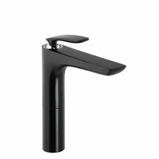 Kludi BALANCE Waschschüssel-EHM Auslaufhöhe 212 mm schwarzmatt/chrom, 522968775 522968775