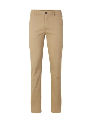 Tom Tailor - Slim Chino Hose mit Stretch everglade beige - Gr. - 34
