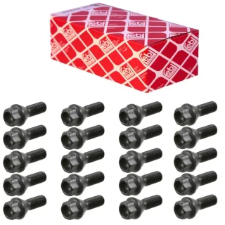 20x Febi Radschrauben f?r Stahl oder Alufelgen f?r BMW Dacia Mini Renault