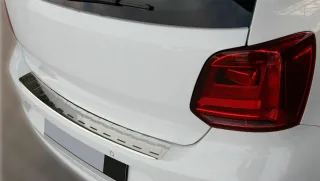 MIT ABKANTUNG LADEKANTENSCHUTZ Edelstahl für VW Polo Typ 6C ab 04.2014-2017