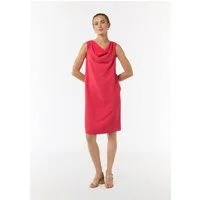 comma Minikleid Kleid Kurzes Kleid mit Crêpestruktur