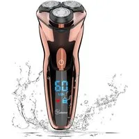 HATTEKER Elektrorasierer RSCX-7572, Aufsätze: 1, Langhaartrimmer, Bartschneider, Wet&Dry, LED-Display