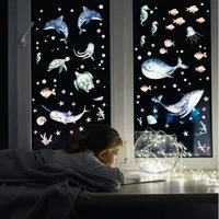 nikima Fensterbild Fensterbilder Unterwasser selbstklebend