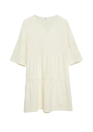 s.Oliver - Kleid beige - Gr. - 40