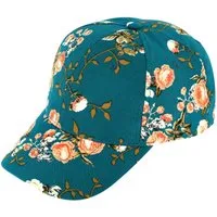 Fiebig Baseball Cap Sommerliche Kappe mit Blumenmuster