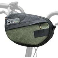 ROCKBROS Fahrradtasche Road to Sky Lenkertasche Fahrrad, aus recyceltem Reifengummi, 2,5 Liter Volumen abnehmbarer Schultergurt