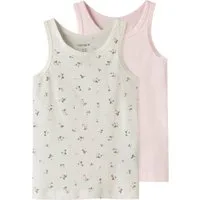 Name It Unterhemd NMFTANK TOP 2P JET STREAM FLOWER NOOS (Packung, 2-St)