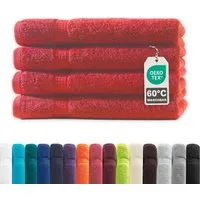 Devior Handtuch Set Frottierserie Elegance in vielen Farben, hochwertig mit 500 g/m², Handtücher - 100% Baumwolle (4-St), 50x100 cm, saugstark, schnelltrocknend, pflegeleicht & geruchsneutral