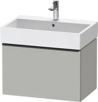 Duravit D-Neo Waschtischunterbau wandhängend Betongrau Matt 684x442x440 mm - DE42720BD070000 DE42720BD070000