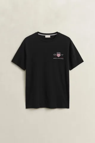 GANT - Archive Shield T-Shirt mit Stickerei black - Gr. - M